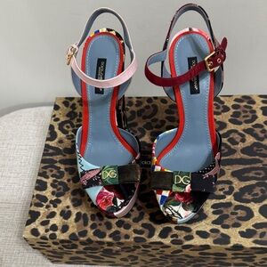 Dolce & Gabbana Multicolor Floral Heels